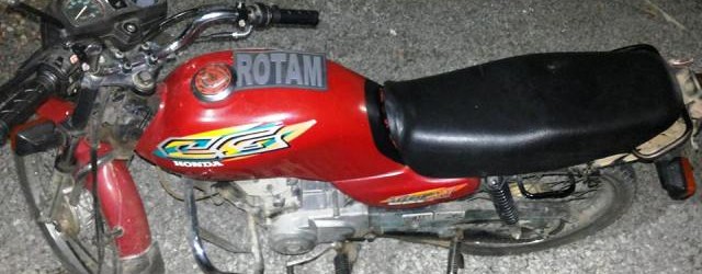 Policiais da Rotam recuperam moto furtada com albergado em Guarabira