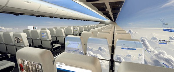 Avião sem janelas será uma realidade nos próximos dez anos
